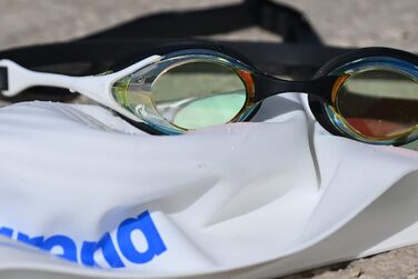 Окуляри для плавання arena Cobra Original Swipe дзеркальні, антифог, UV-захист, для дорослих, унісекс, 4 змінні носоупори