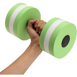 Гідрогантелі WINOMO для аквафітнесу та аквааеробіки, 2 шт. (зелені)