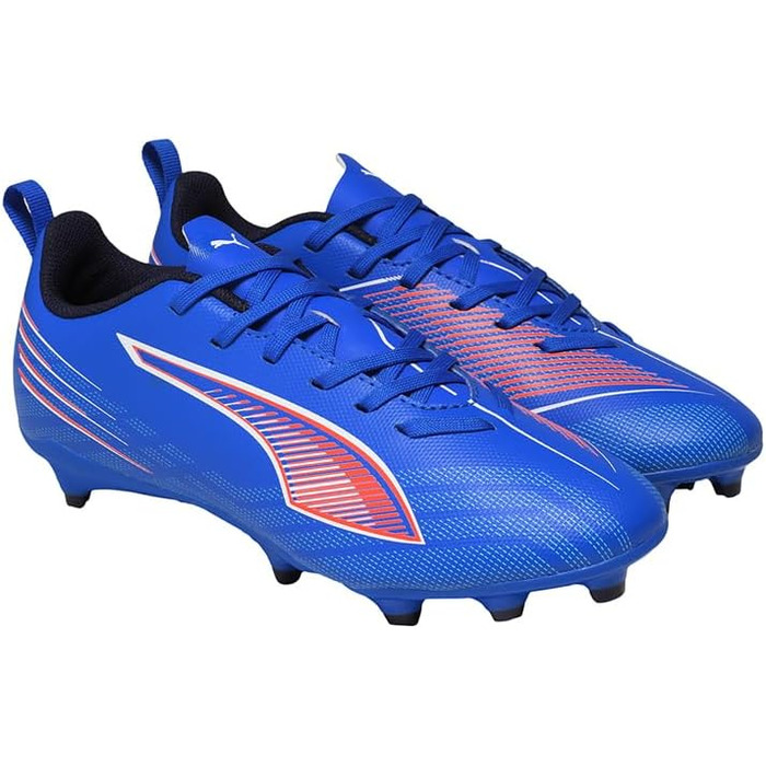 Дитячі футбольні бутси PUMA Ultra 6 Play FG/AG Jr - блакитно-біло-червоні (29 EU)