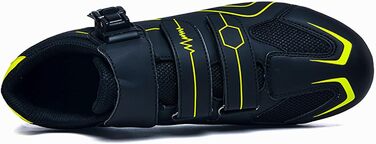 Чоловічі велосипедні кросівки для MTB - сумісні з SPD, для їзди по бездоріжжю та в приміщенні, з швидкою шнурівкою (41 EU, D)