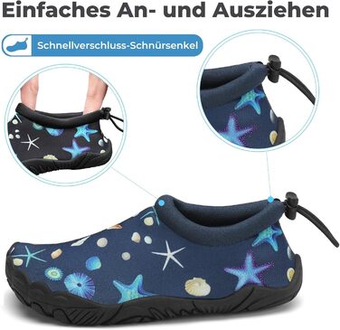 Дитячі шльопанці Mishansha для плавання та басейну: дихаючі, швидковисихаючі, антиковзкі, розмір 24-35, блакитні