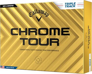 Гольф-м'ячі Callaway Chrome Tour, преміум-якість