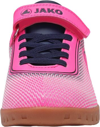 Дитячі спортивні залажні кросівки JAKO J-SI Course (32 EU, Рожевий Неон, Темно-синій)