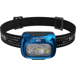 Нітекор NU31 Blue - налобний ліхтар, чорний колір