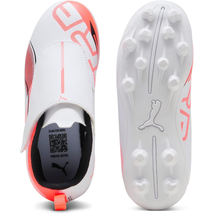 Дитячі футбольні бутси PUMA Ultra 5 Play V Fg/Ag Rb Jr - 34.5 EU (Білий, Чорний, Червоний)