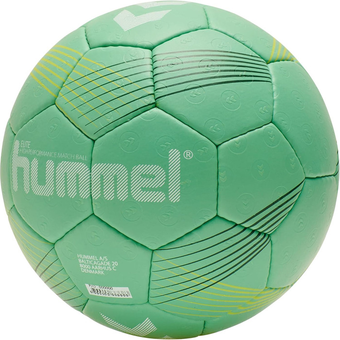 Гандбольний м'яч hummel Elite для дорослих, розмір 3, зелено-жовтий