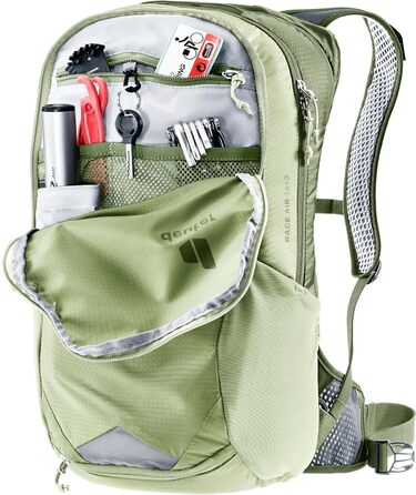 Велосипедний рюкзак Deuter Race Air 14+3 літри, спортивний, з вентильованою спинкою