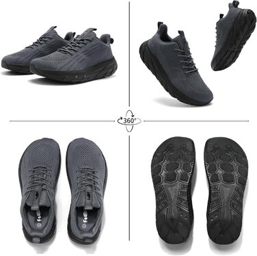 Кросівки для бігу та повсякденного носіння Unisex, бігові, спортивні, для фітнесу, білого (темно-сірого) кольору, розмір 37-46 EU