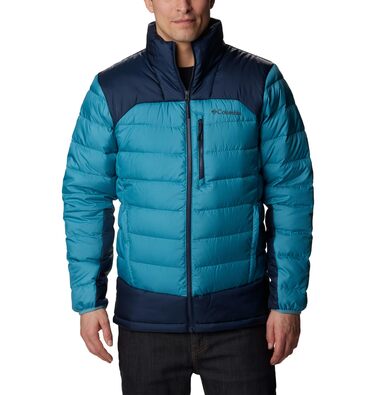 Чоловіча пуховика Columbia Autumn Park (розмір L, колір Collegiate Navy) — тепла зимова куртка
