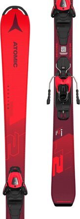 Гірські лижі ATOMIC REDSTER J2 130-150 см для дітей з кріпленнями L 6 GW 23/24, червоні