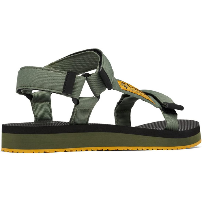 Columbia Breaksider Sandal: Чоловічі сандалі для активного відпочинку, 46 EU, зелений (Mosstone/Golden Yellow)
