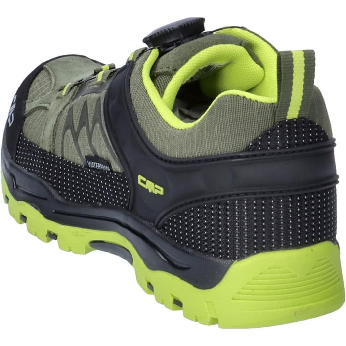 Дитячі трекінгові черевики CMP Kiruna FITGO WP, 37 EU, колір Kaki Acido
