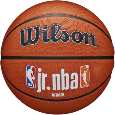 Баскетбольний м'яч Wilson Jr. NBA Outdoor, розмір 6, коричневий, для вулиці