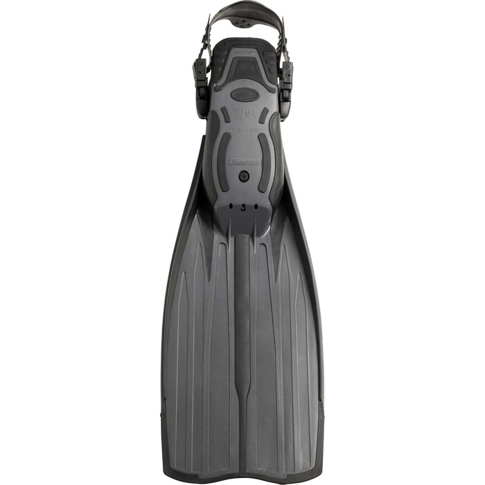 Ласти Cressi Pro Light відкритий п'ятка S/M (40/41) чорні/сріблясті для дайвінгу