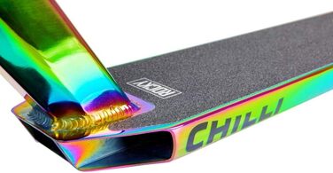 Трюковий самокат Chilli Pro All Star Rocky Chrome, для початківців і досвідчених, преміум-якість