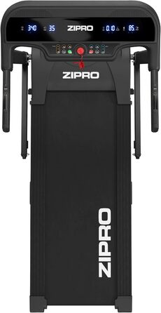 Бігова доріжка ZIPRO Pulse для дому, електрична, складана, з нахилом, швидкість 1-12 км/год, до 130 кг, 15 рівнів нахилу, амортизація, компактна, для дому