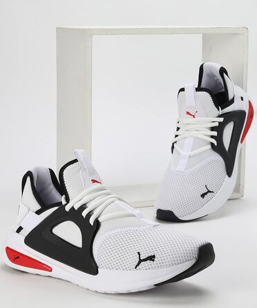 Кросівки Puma Enzo Evo для бігу, чоловічі (47 EU, білий/чорний/червоний)