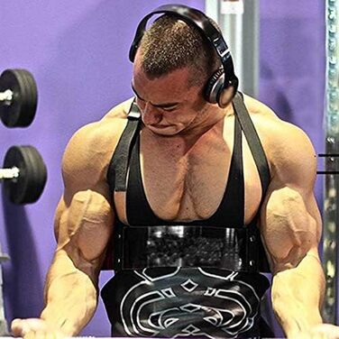MuscleForge Біцепс-тренажер Arm Blaster, ізолятор для біцепса та м'язів рук, біцепс-бластер для бодібілдингу та силових тренувань, червоний