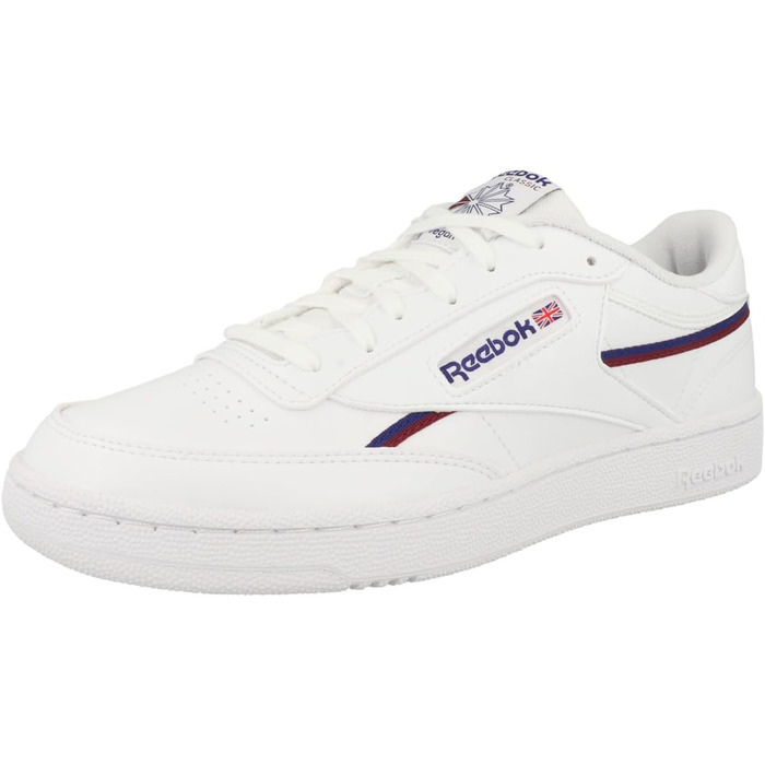 Кросівки Reebok Club C 85 Vegan - біло-синьо-бордові (40 EU)