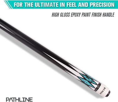 Професійний більярдний кий Billard-Queuestab: канадський клен, 147,3 см, 4 кольори, вага 510-595 г