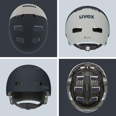 Велосипедний шолом uvex kid 3 cc для дітей, чорний, 51-55 см, регулювання розміру, оптимальна вентиляція