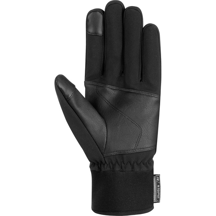 Дитячі рукавички Reusch Softshell чорні/сріблясті, сенсорні (Touchscreen), модель 7702, розмір 4