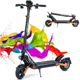 Електросамокат Kukirin G2 Pro для дорослих, 48В 15.6Аг, запас ходу 58 км, 9-дюймові вакуумні шини, подвійна гальмівна система, LED-дисплей