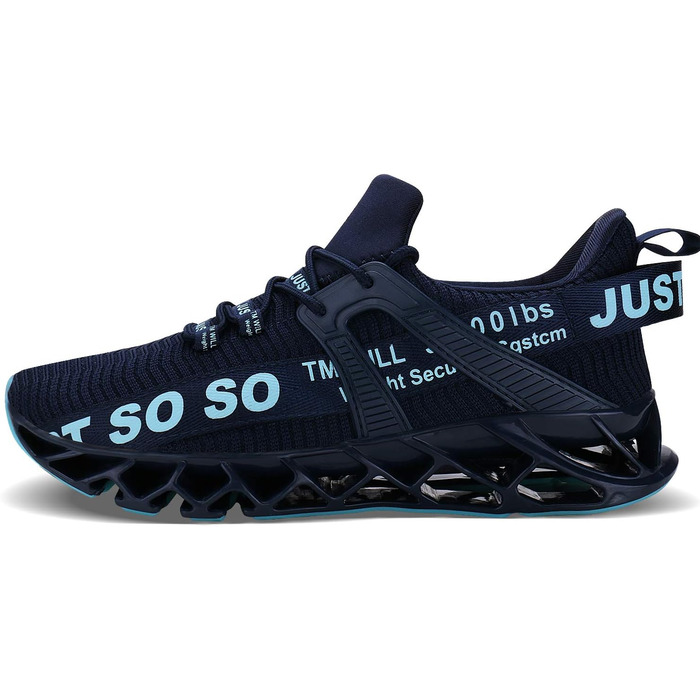 Чоловічі кросівки для бігу Wonesion, спортивне взуття, дихаючі, з антиковзкою підошвою, розмір 44 EU, блакитні