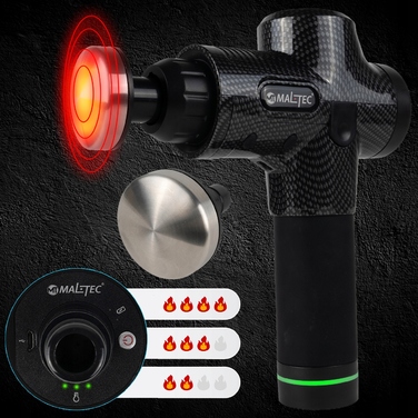 Перкусійний масажер MalTec PRO-GUN3800 7в1