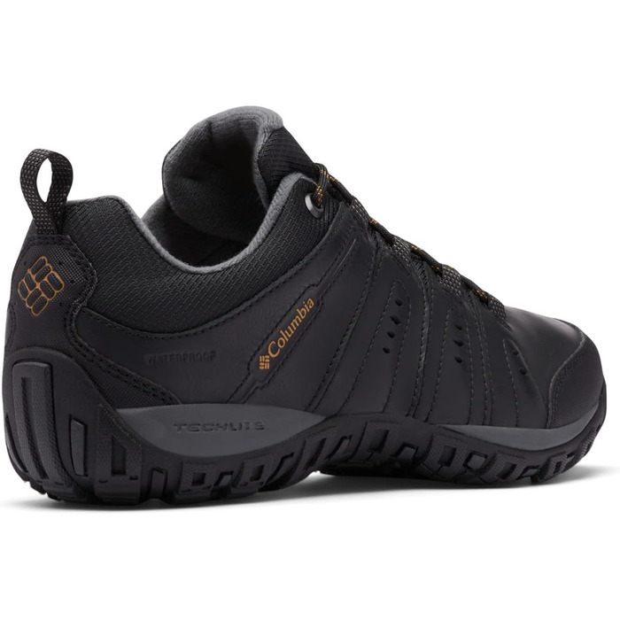 Чоловічі водонепроникні трекінгові черевики Columbia Woodburn II WP, чорний/карамель, 44 EU
