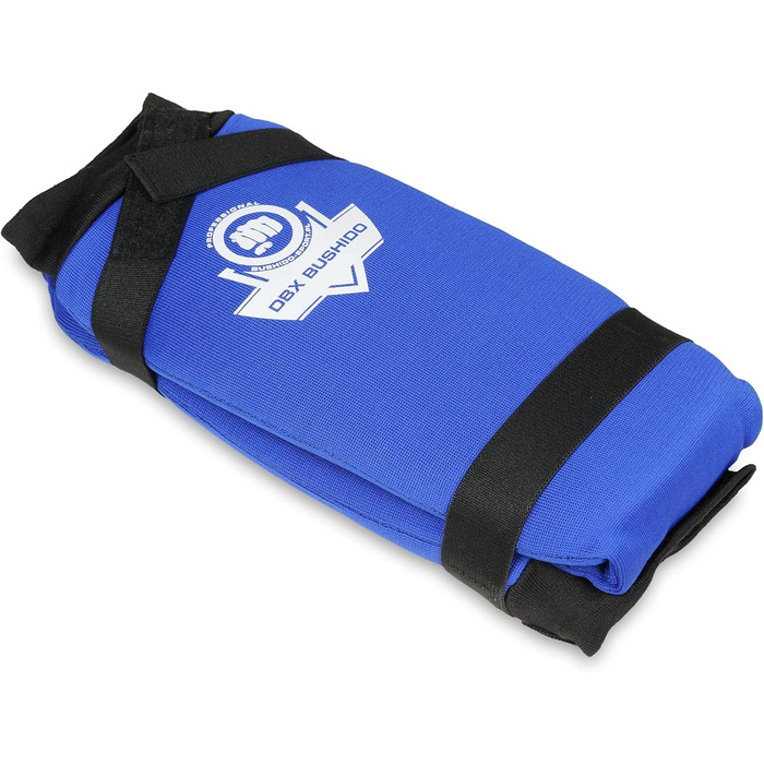 Захист гомілки DBX Bushido Sport Flexibler XL, синій – для тайського боксу, MMA та кікбоксингу, ідеальна посадка