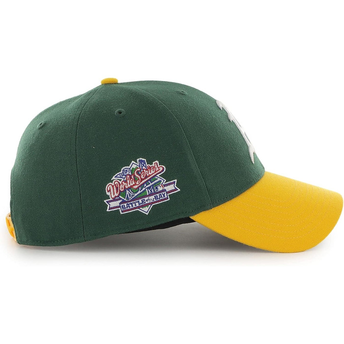 Кепка бейсболка 47 Brand Boston Red Sox чорна, регульована, зелений козирок - MLB Snapback