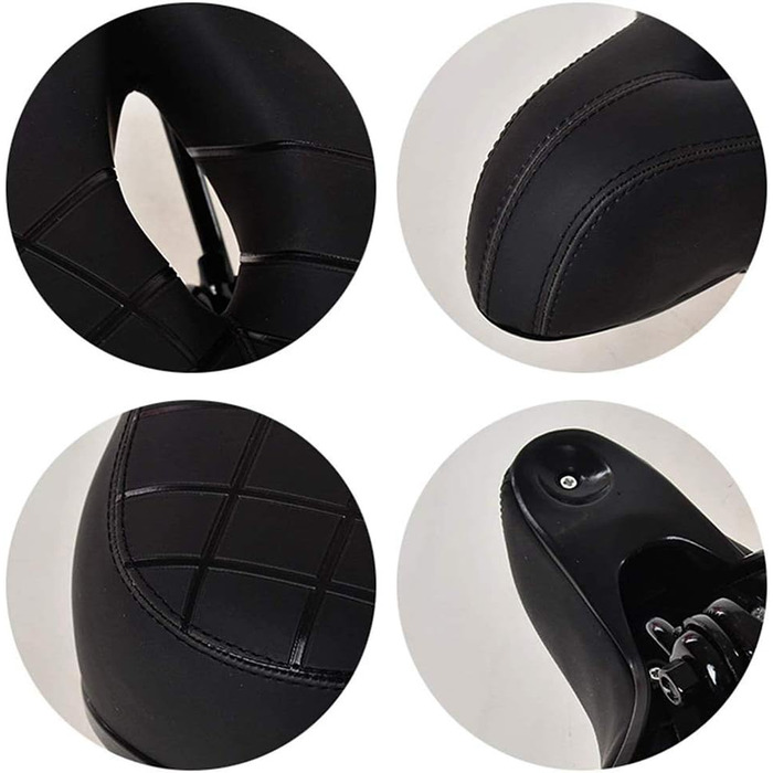 Lespar М'який ергономічний велосипедний сідло з гелем, підходить для жінок та чоловіків, туристичний сідло для міста, амортизований, комфортний гелевий сідло, велосипедне сідло для чоловіків та жінок