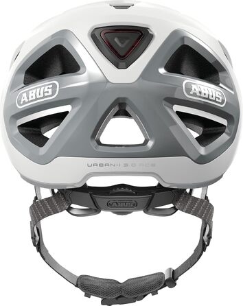 ABUS Stadthelm Urban-I 3.0 ACE велосипедний шолом з LED-ліхтарем, магнітною застібкою та подовженим козирком для чоловіків і жінок