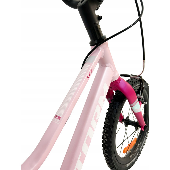 Дитячий велосипед STORM SKY SUPER LIGHT 16 дюймів, ультралегкий (6,1 кг), рожевий