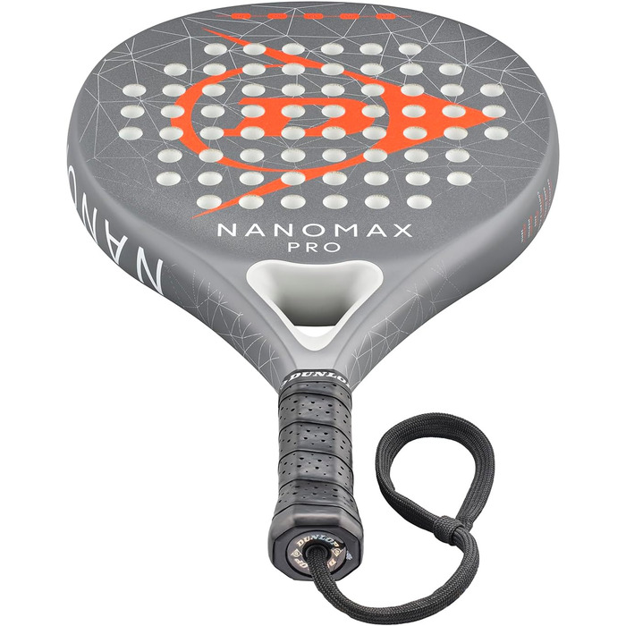 Ракетка для падел Dunlop Nanomax Hybrid Pro: Графітовий каркас, середній баланс