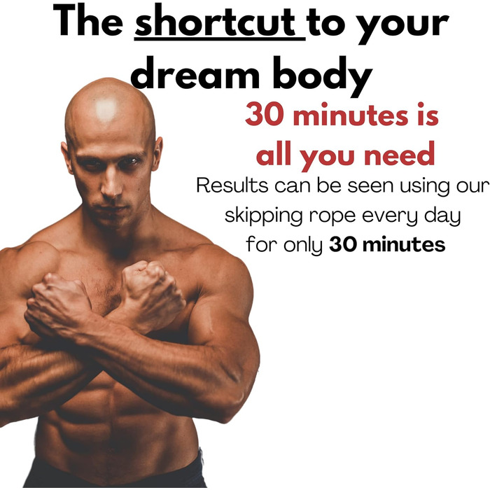 Стрибкова скакалка Senshi Japan з утяженими ручками, анти-втомні ручки, вагова скакалка для чоловіків, жінок та дітей, 600 г – ручки з палісандру