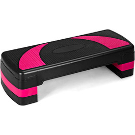 STEPPER COSTWAY: регульована платформа для степу, рожевий, до 250 кг