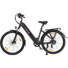 Електровелосипед Bodywel A275 27,5'' 250W/36V 15,6Ah, Bluetooth, гідравлічні гальма, для чоловіків і жінок, запас ходу 70-100 км