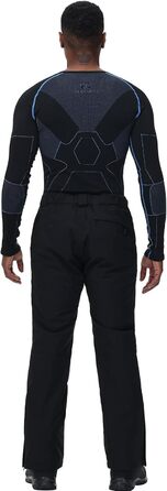 Костюм чоловічий зимовий HOTIAN для сноубордингу, катання на лижах та туризму (L, 8Blue+black)