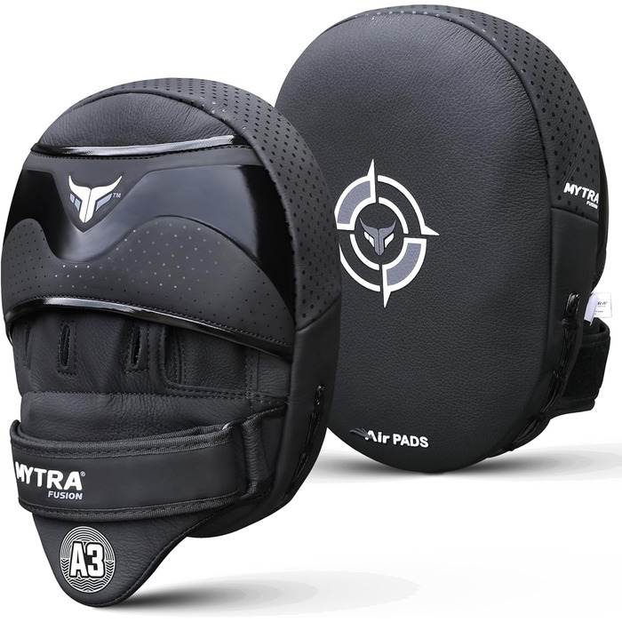 Mytra Fusion лапи для боксу з натуральної шкіри, пара, для ММА, муай-тай, кікбоксингу та єдиноборств