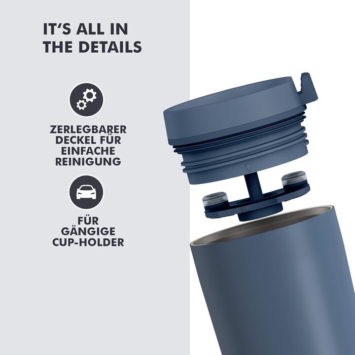 Термос нержавіючий Thermos Stainless King 0,47л червоний для напоїв - термокружка для кави, герметичний, для чаю, BPA-free