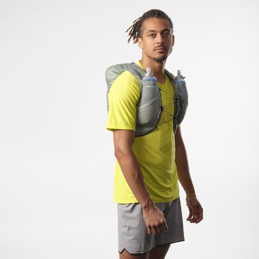 Гідратаційний жилет Salomon Active Skin 8 для бігу, трекінгу, MTB, унісекс, з пляшками, розмір XS, зелений