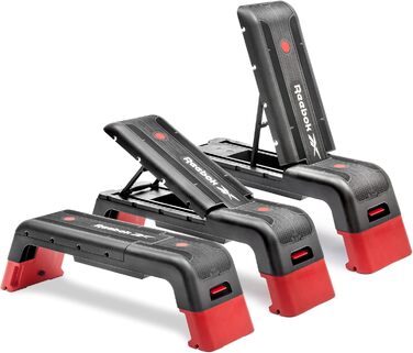 Фітнес платформа Reebok Deck червона (2021), універсальний степ для тренувань