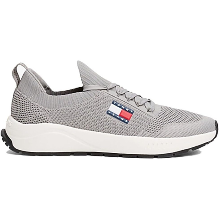 Футболка Tommy Jeans Runner Knitted чоловіча сіра (40 EU)