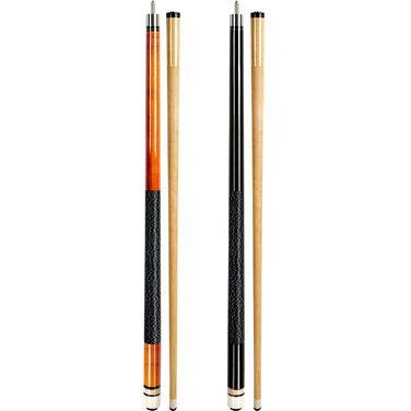 AKLOT Pool Queue: професійні кийки для більярдного столу з канадського клена, 58 дюймів, 18-21 oz, 2 шт.