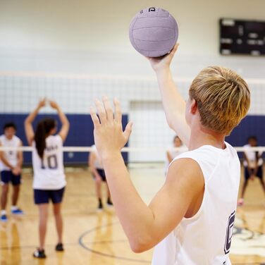 Волейбольний м'яч Dakapal 5, для залу та пляжу, м'який, для початківців, підлітків та дорослих (фіолетовий). Без насоса.
