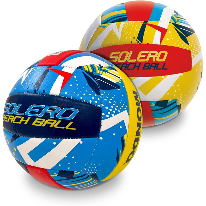 М'яч для волейболу Mondo Toys Solero, розмір 5, з ПВХ, Soft Touch, для пляжного волейболу