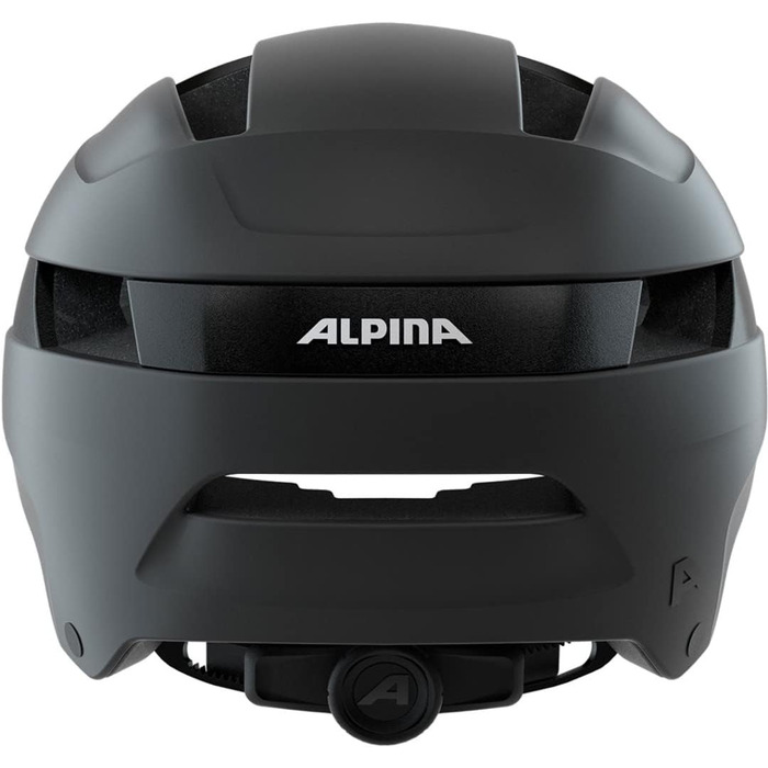 Велосипедний шолом ALPINA SOHO для дорослих, міський, чорний матовий, розмір 59-61 см, легкий, міцний, регульований