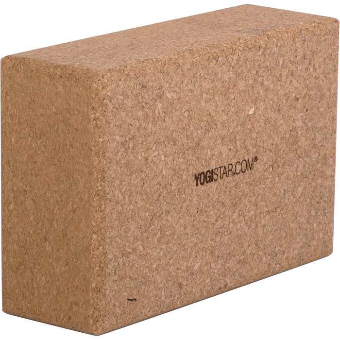 Кирпич для йоги з корку Yogistar Yogiblock, еко матеріал